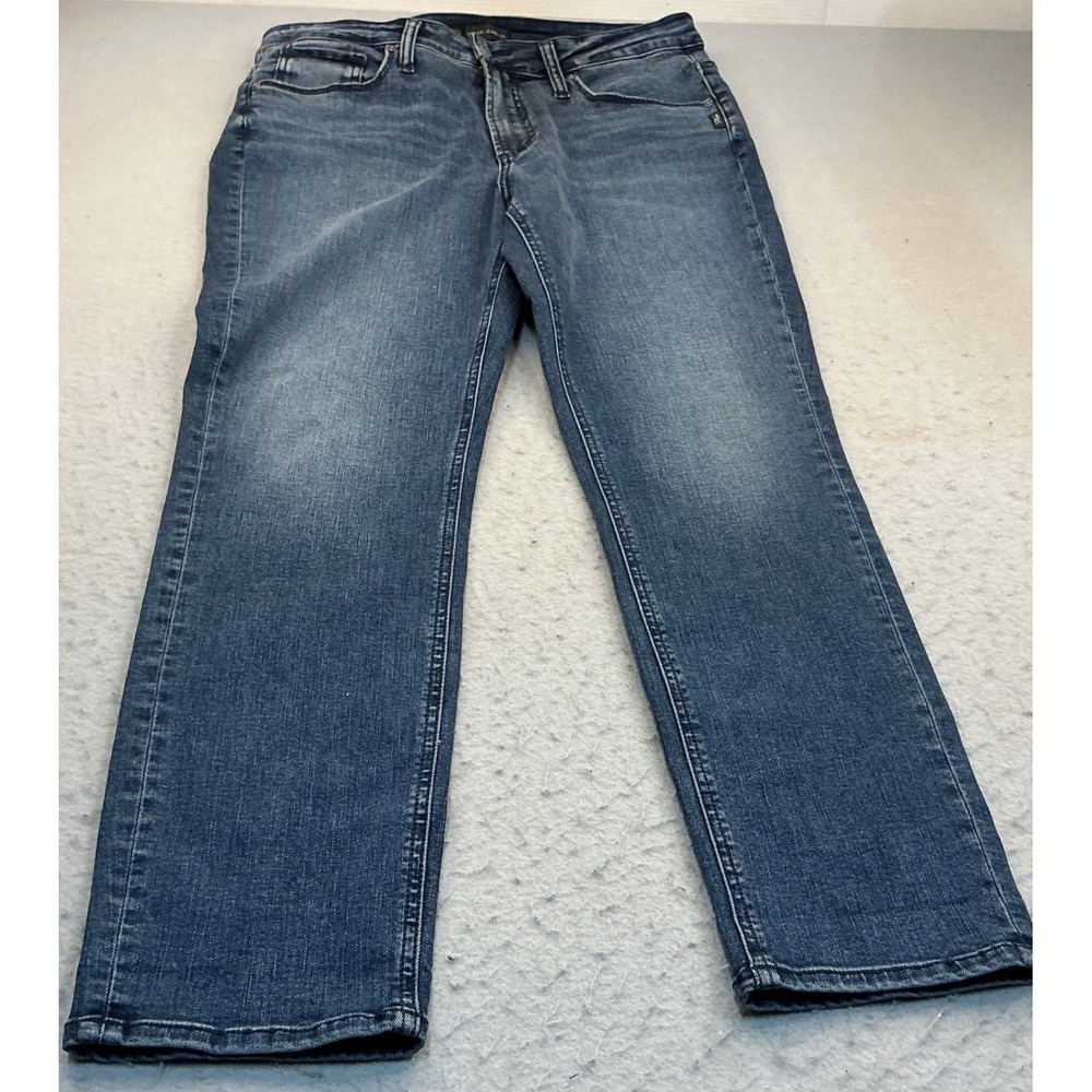Silver Jeans Co. Straight Leg Denim Medium Wash Stretch Mens 31x28 Casual
